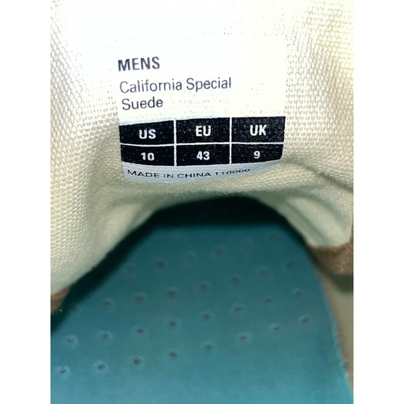 Mens SeaVees mid cut Suede and leather lace up sneaker, Size 10 - Picture 7 of 12